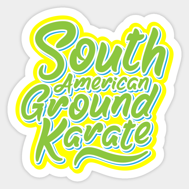 South American Ground Karate Sticker by Sheriken